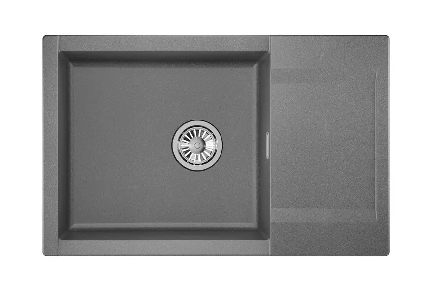 Мойка для кухни Granula Estetica 7807 графит, 78х50 см, прямоугольная