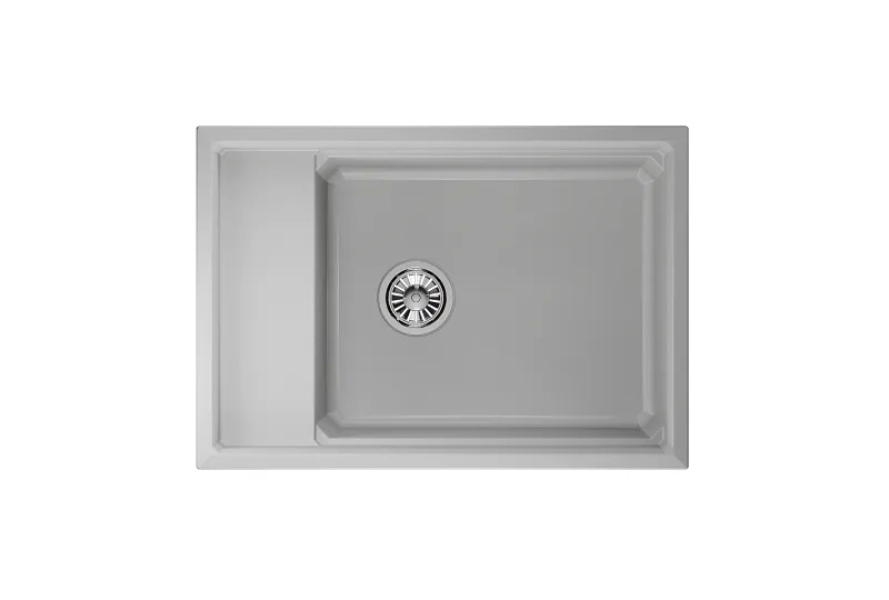 Мойка для кухни Granula Kitchen Space 7305 арктик, 73х51 см, прямоугольная