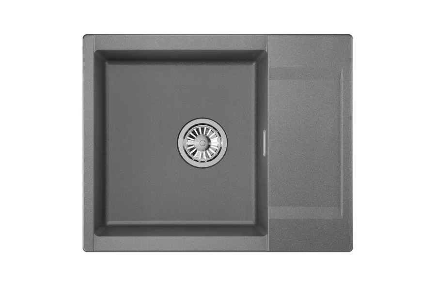 Мойка для кухни Granula Estetica 6202 графит, 62х50 см, прямоугольная