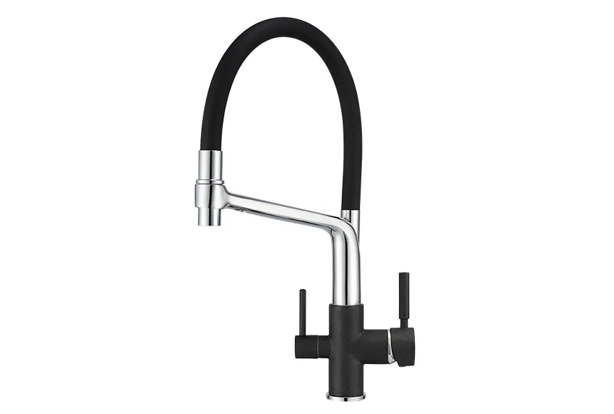 Смеситель для кухни Granula 0083 черный     