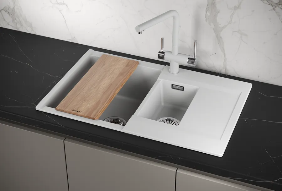 Мойка для кухни Granula Estetica 7808 арктик, 78х50 см, прямоугольная