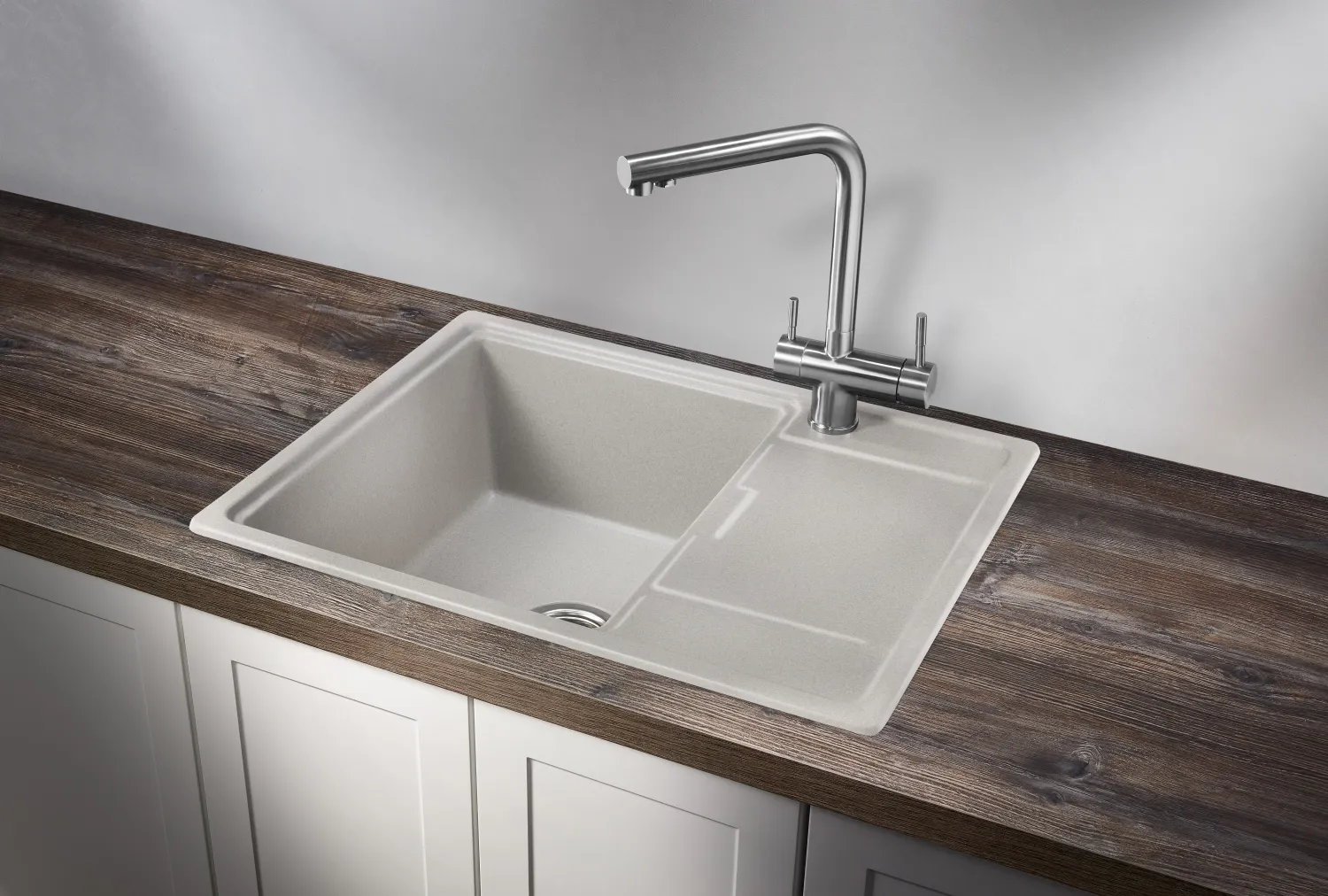 Мойка для кухни Granula 6503 базальт, 65х50 см, прямоугольная