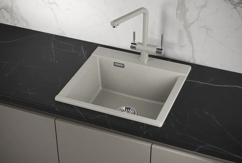Мойка для кухни Granula Estetica 5201 базальт, 52х50 см, прямоугольная