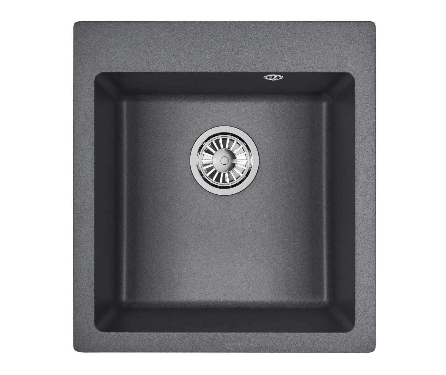 Мойка для кухни Granula 4651 графит, 46,5х51 см, квадратная