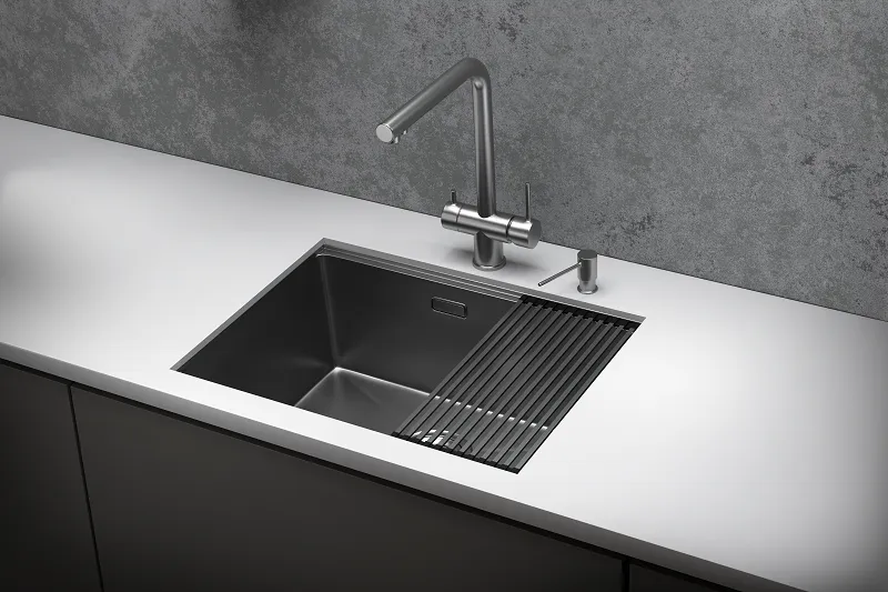 Мойка для кухни Granula Kitchen Space 6045U сталь сатин, 60х44,5 см, прямоугольная