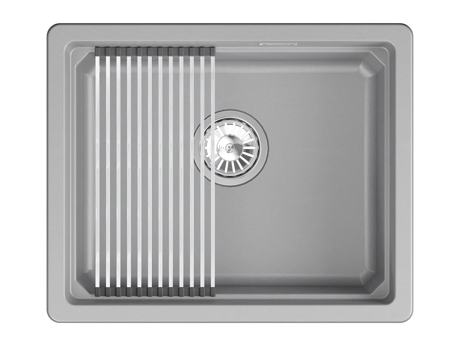 Мойка для кухни Granula Kitchen Space 5501iU алюминиум, 55х45 см, прямоугольная