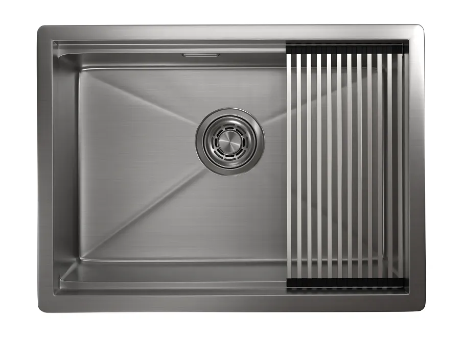Мойка для кухни Granula Kitchen Space 6045U сталь сатин, 60х44,5 см, прямоугольная