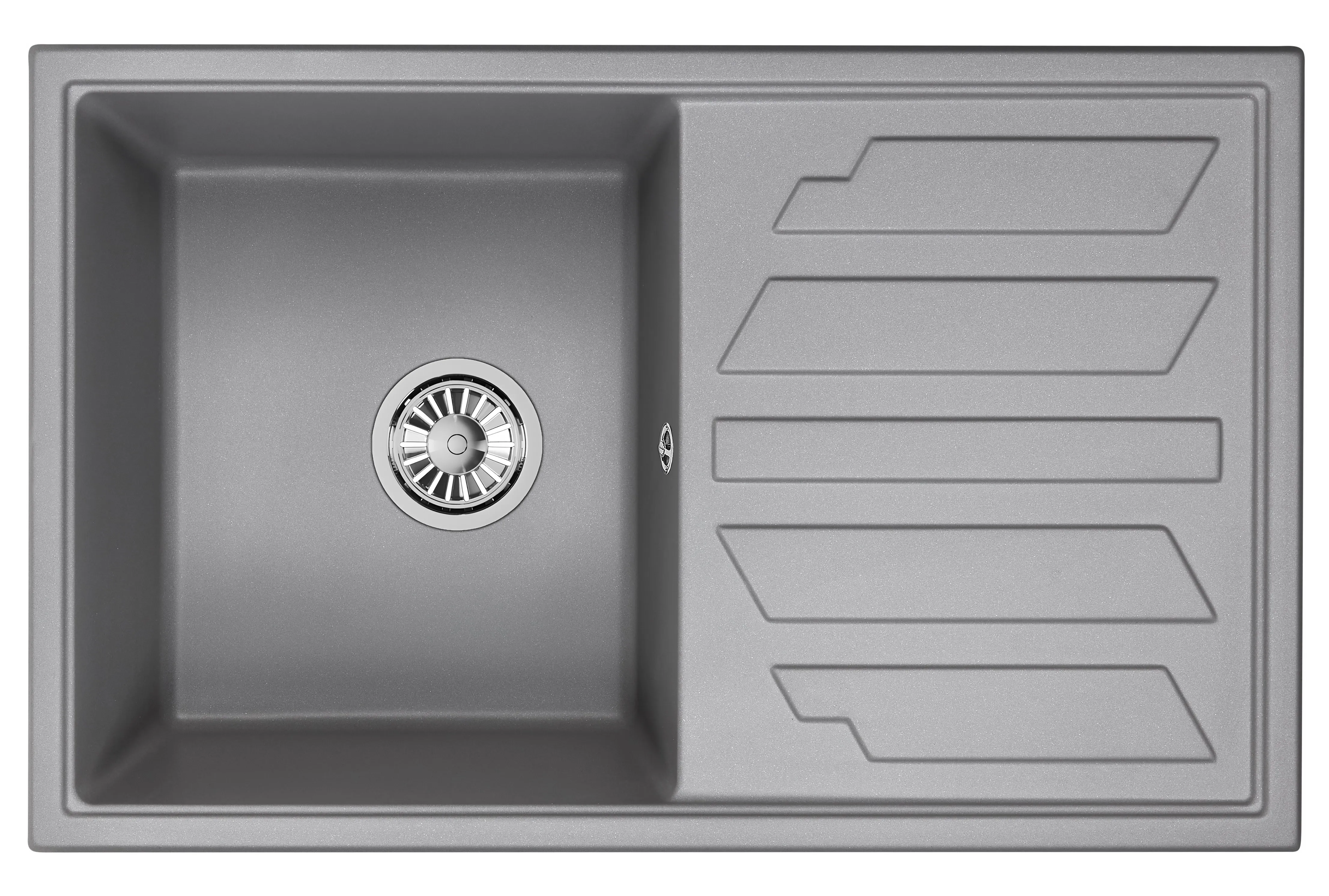 8002, АЛЮМИНИУМ, кухонная мойка, кварц