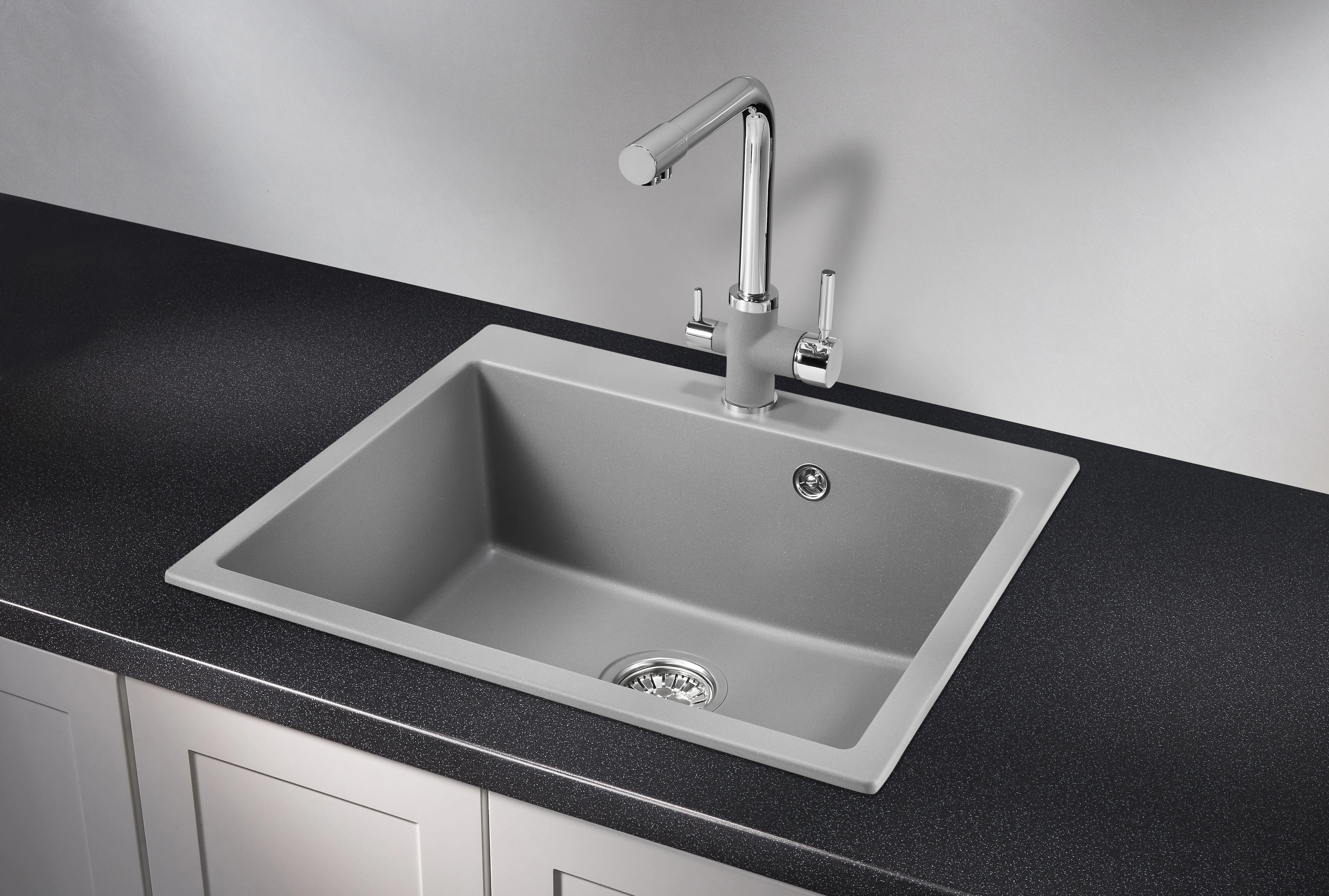 6001, АЛЮМИНИУМ, кухонная мойка, кварц