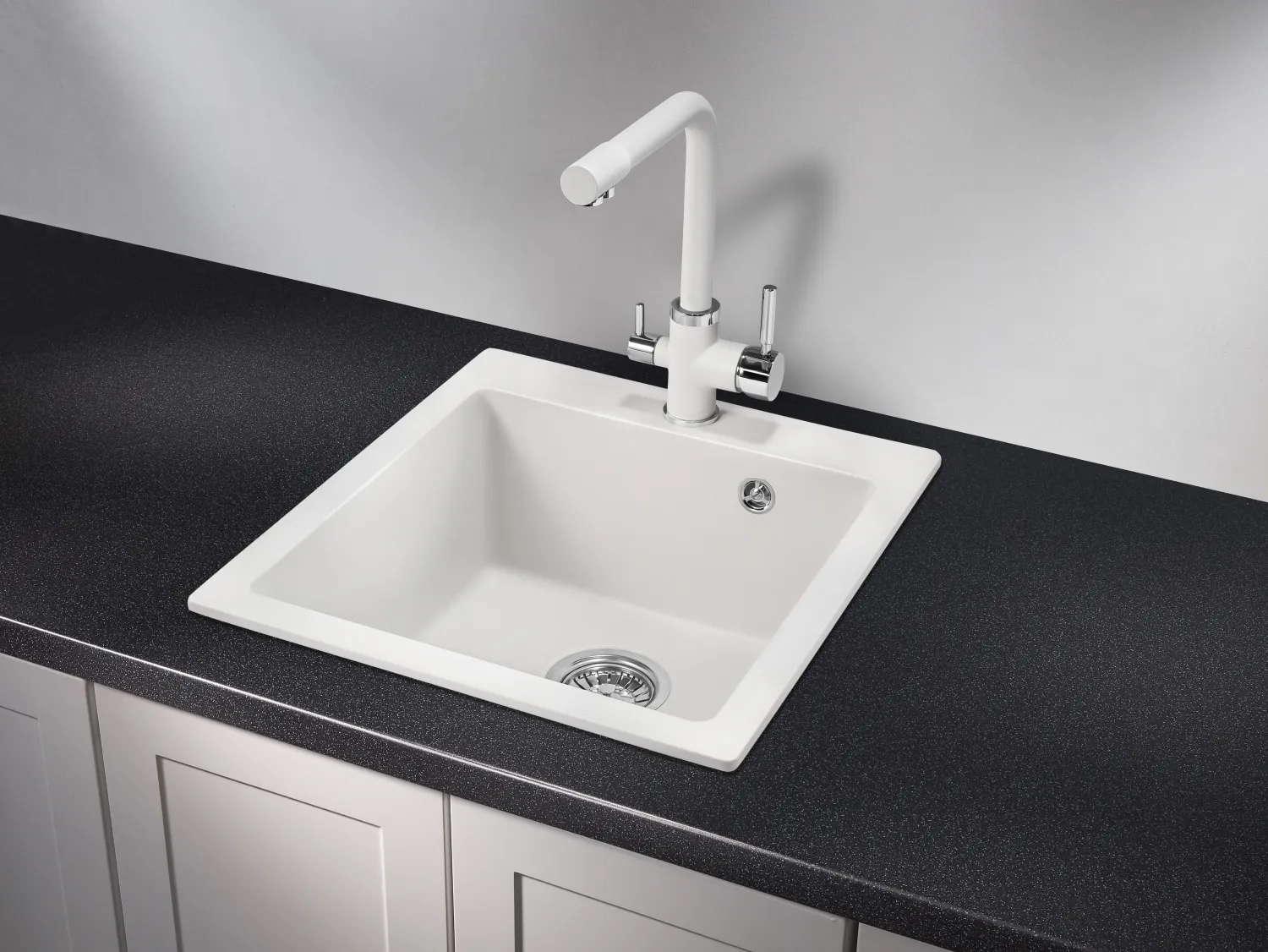 Мойка для кухни Granula 4651 арктик, 46,5х51 см, квадратная