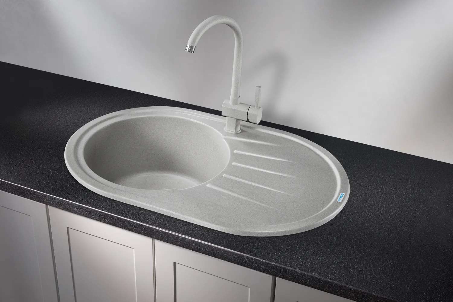 7601, БАЗАЛЬТ, кухонная мойка, СтандАРТ кварц