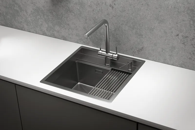 Мойка для кухни Granula Kitchen Space 5051 сталь сатин, 50х51 см, квадратная