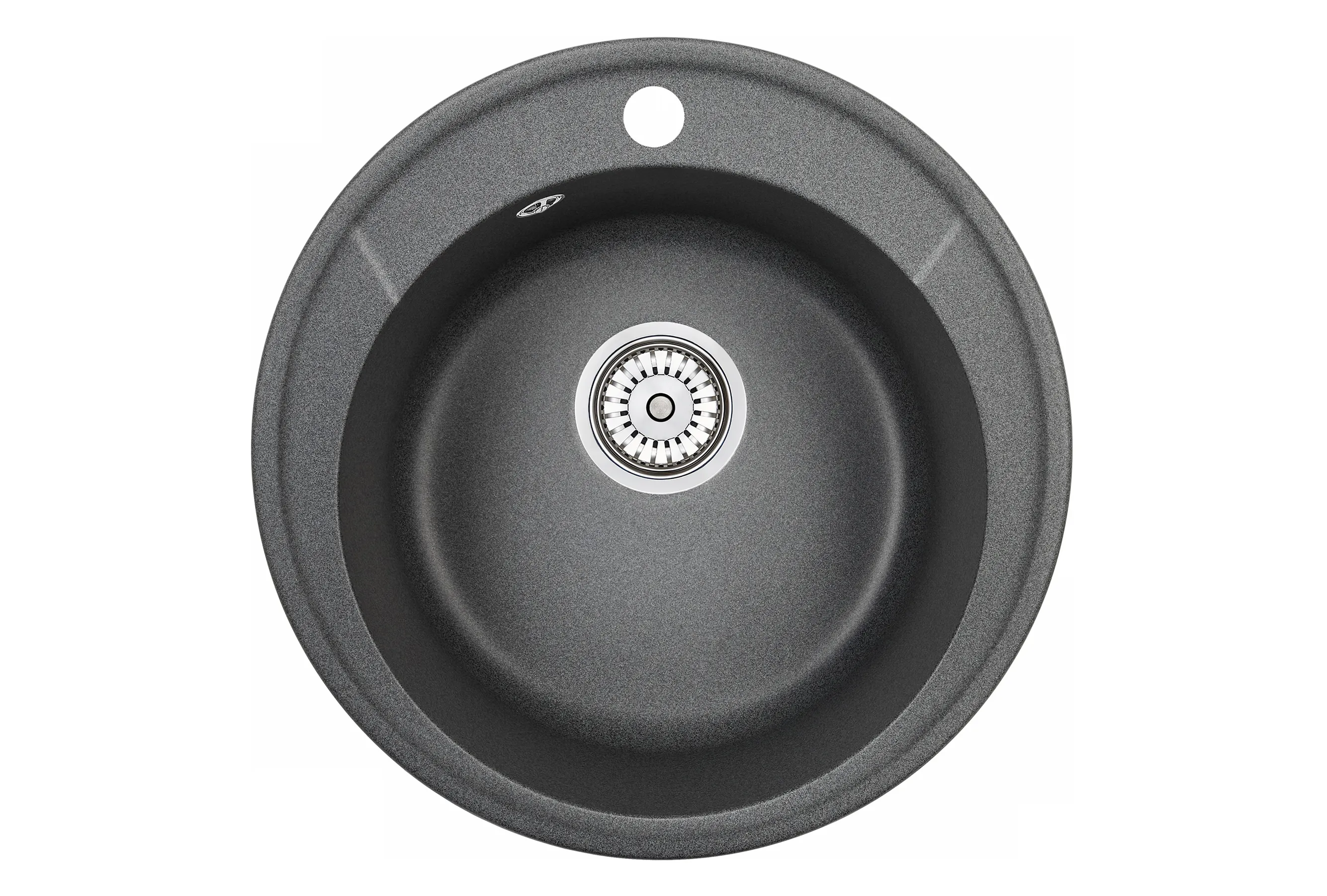 Мойка для кухни Granula Standart 4802 графит, D48 см, круглая
