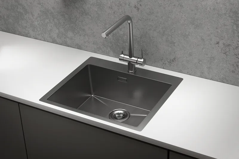 Мойка для кухни Granula 5951 сталь сатин, 59х51 см, прямоугольная