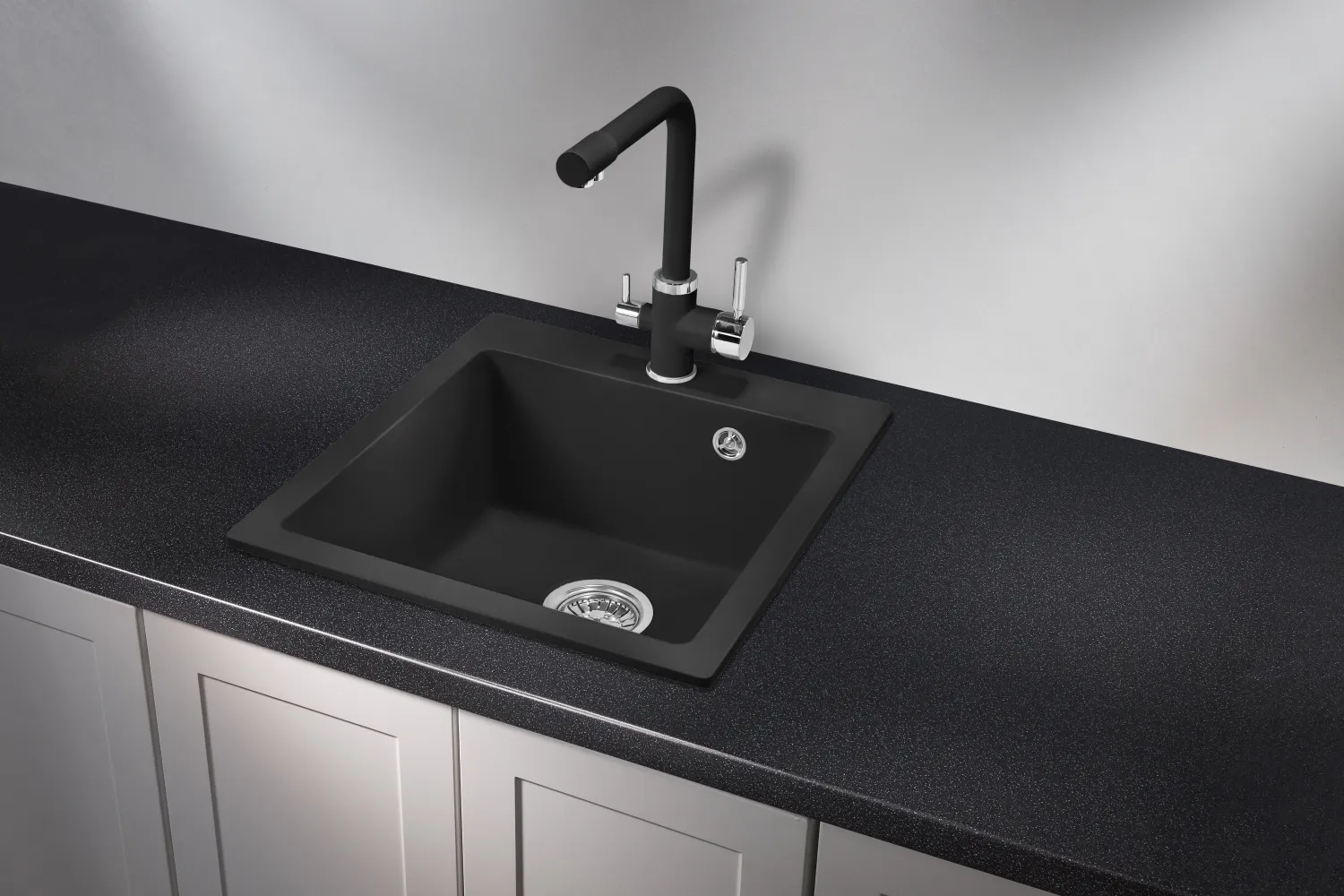 4651, ТУРМАЛИН, кухонная мойка, кварц