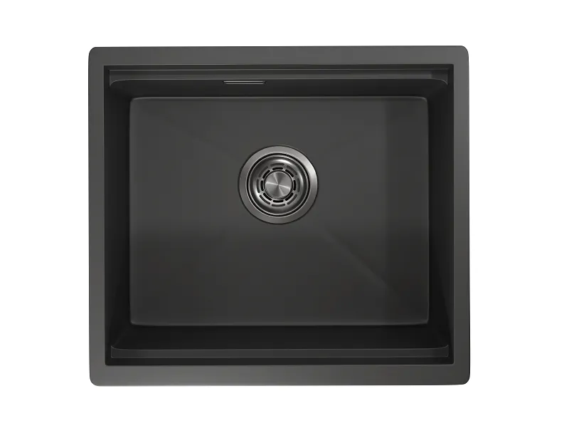 Мойка для кухни Granula Kitchen Space 5045U черный матовый, 50х44,5 см, прямоугольная