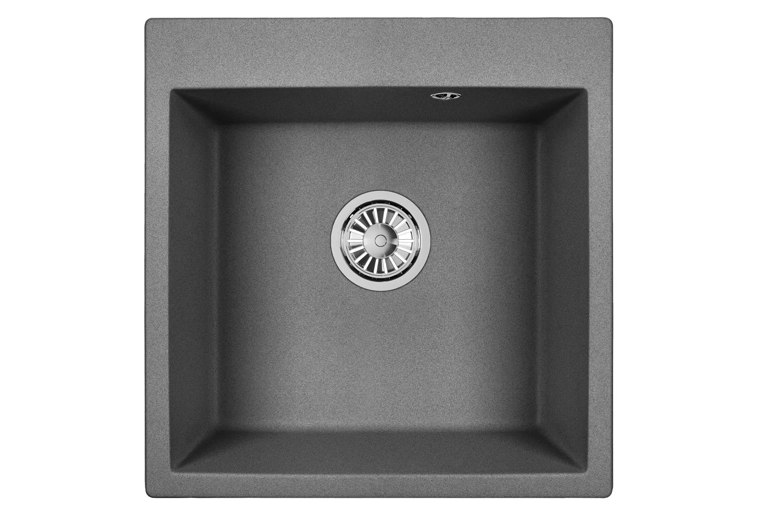 Мойка для кухни Granula 5102 графит, 51х52 см, квадратная