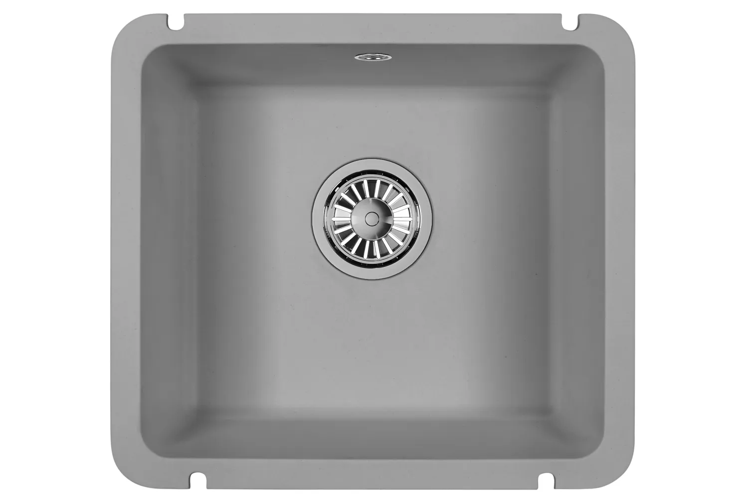 Мойка для кухни Granula 3601 алюминиум, 45,5х41,5 см, квадратная