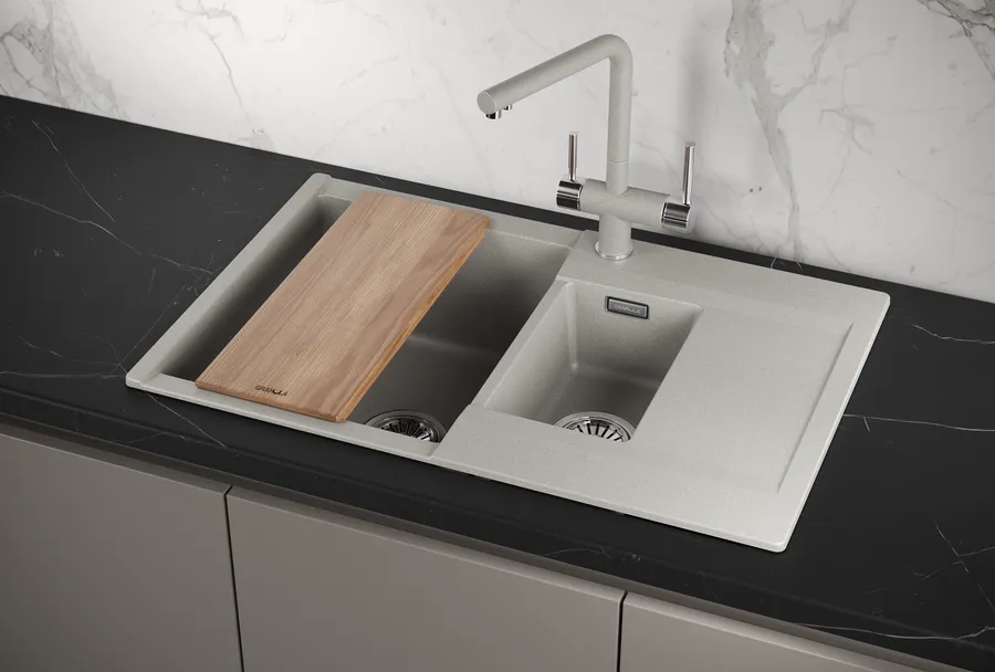 Мойка для кухни Granula Estetica 7808 базальт, 78х50 см, прямоугольная