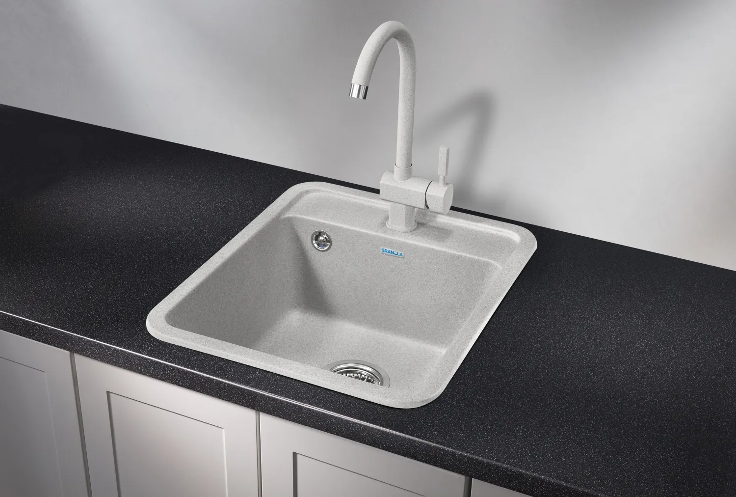 4202, БАЗАЛЬТ, кухонная мойка, СтандАРТ кварц