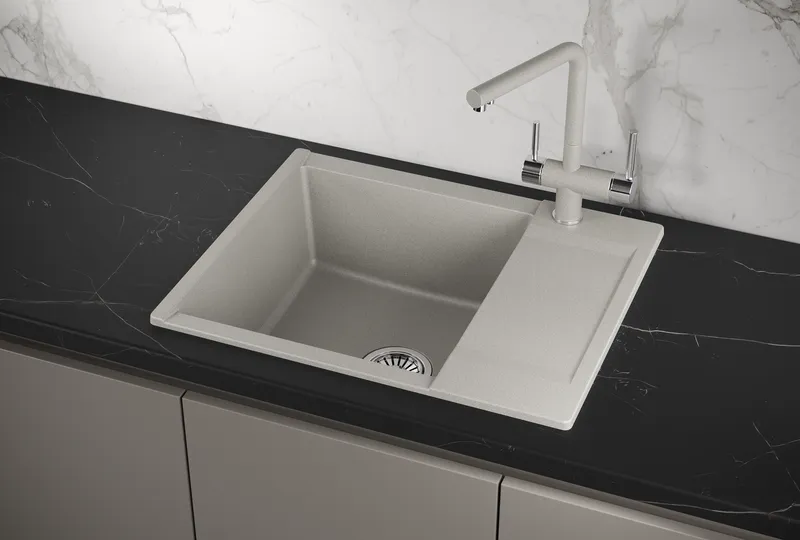 Мойка для кухни Granula Estetica 6202 базальт, 62х50 см, прямоугольная