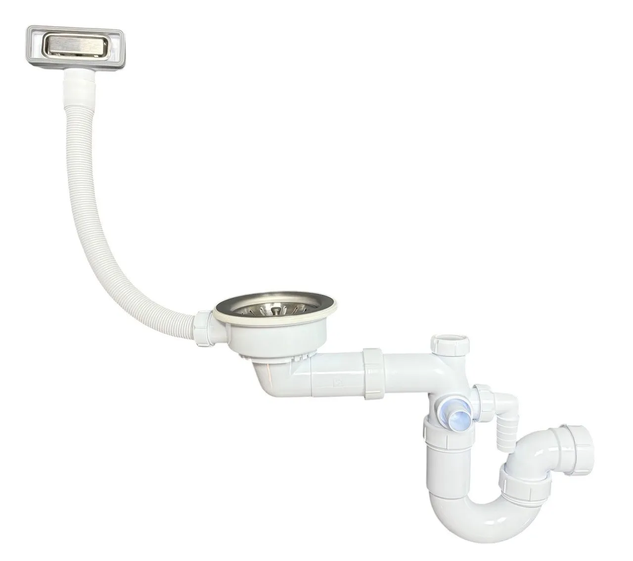 Мойка для кухни Granula Kitchen Space Rinzer 7309RU алюминиум, 73х45 см, прямоугольная