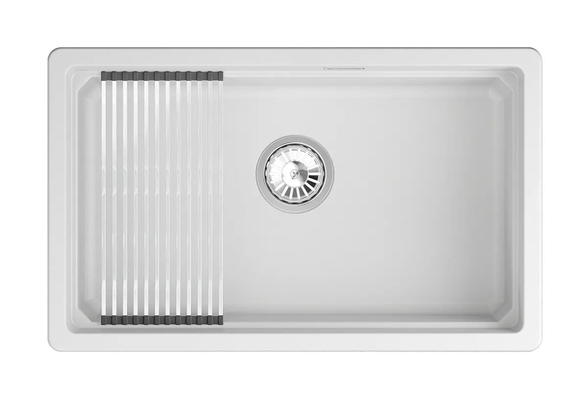 Мойка для кухни Granula Kitchen Space 7303iU арктик, 73х45 см, прямоугольная