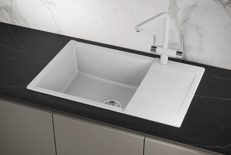 Мойка для кухни Granula Estetica 7807 арктик, 78х50 см, прямоугольная