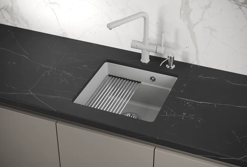 Мойка для кухни Granula Kitchen Space 4501U арктик, 45х45 см, квадратная