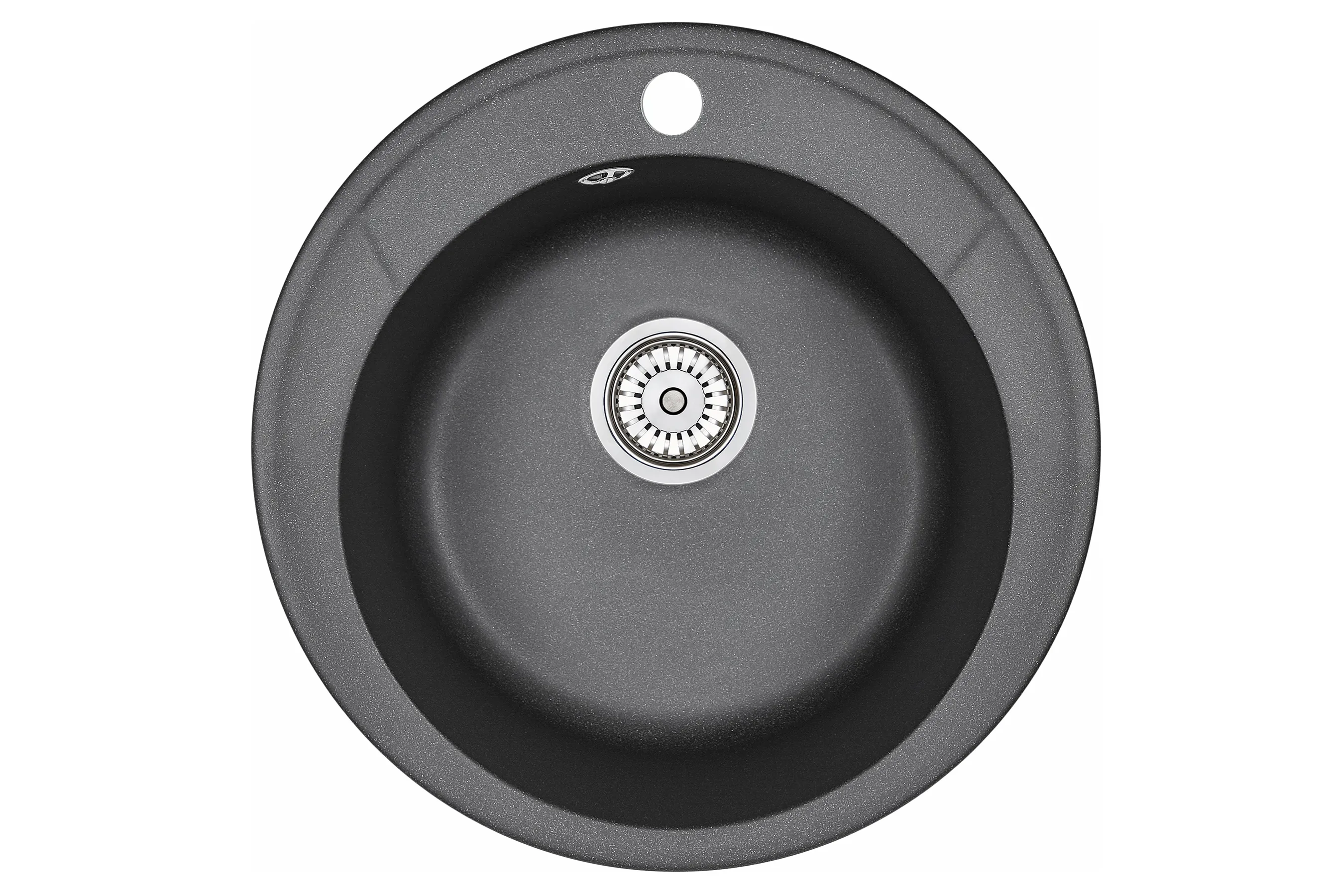 4802, ЧЁРНЫЙ, кухонная мойка, СтандАРТ кварц