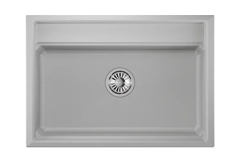 Мойка для кухни Granula Kitchen Space 7301 арктик, 73х51 см, прямоугольная