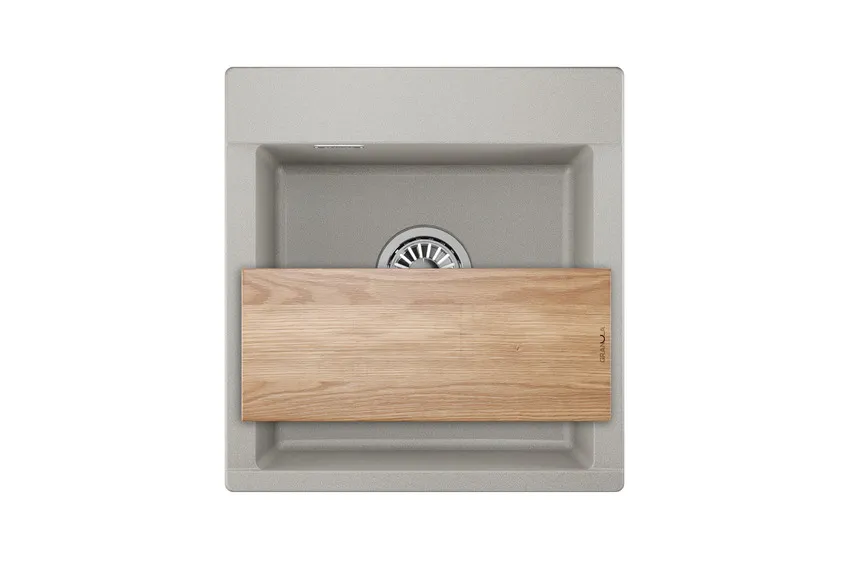 Мойка для кухни Granula Estetica 4701 базальт, 47х50 см, квадратная