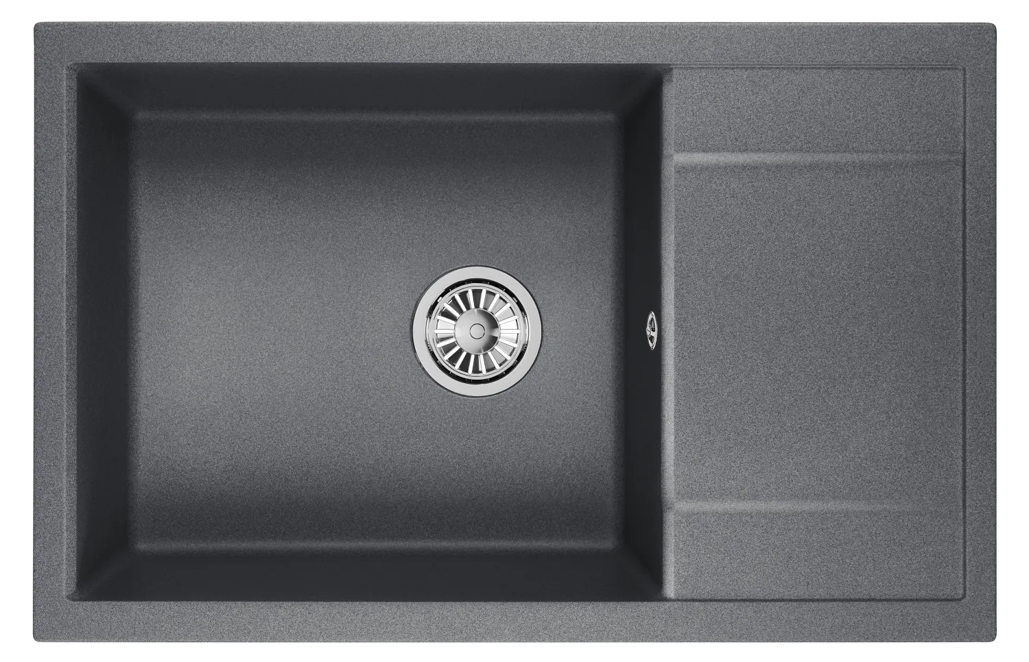 Мойка для кухни Granula 7805 графит, 78х50 см, прямоугольная
