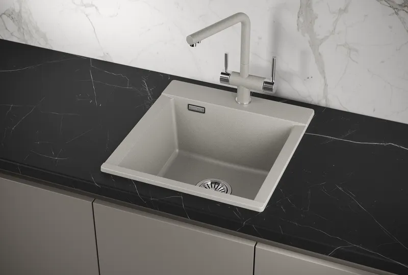 Мойка для кухни Granula Estetica 4701 базальт, 47х50 см, квадратная