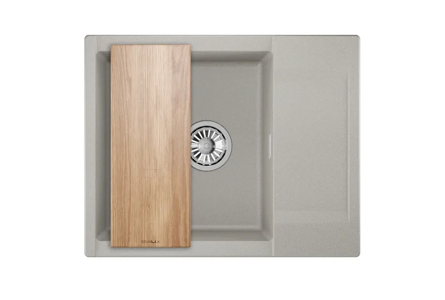Мойка для кухни Granula Estetica 6202 базальт, 62х50 см, прямоугольная