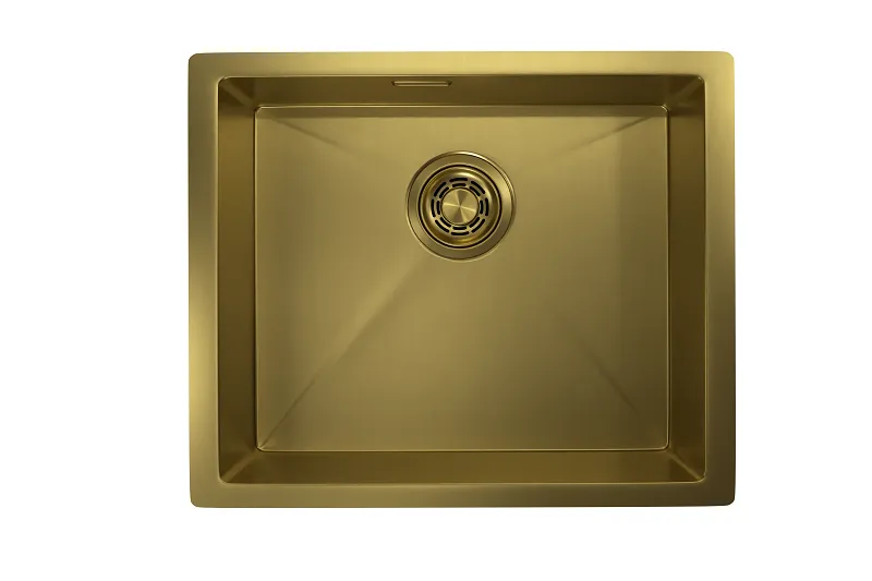 Мойка для кухни Granula 5445U золото сатин, 54х45 см, прямоугольная