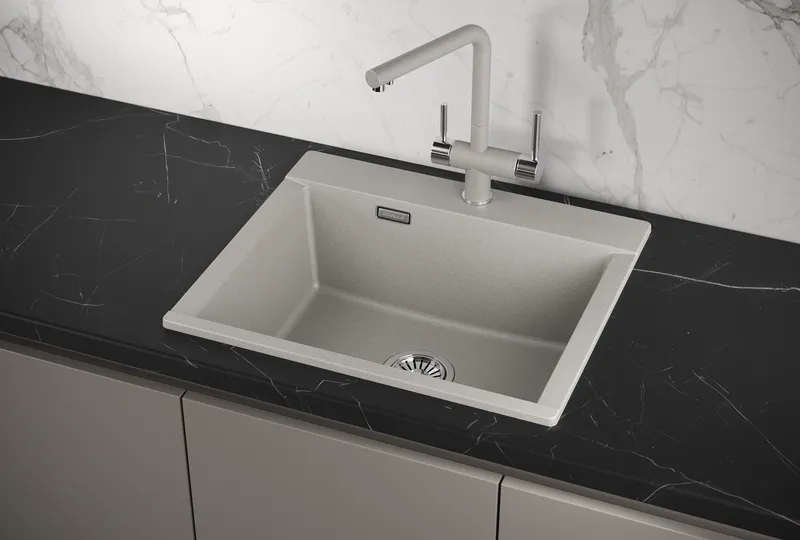 Мойка для кухни Granula Estetica 5804 базальт, 58х50 см, прямоугольная