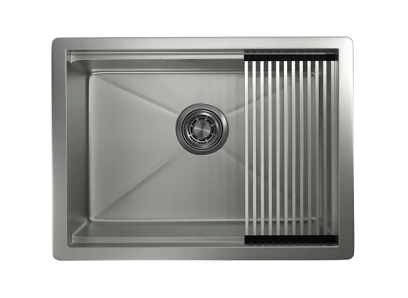 Мойка для кухни Granula Kitchen Space 6045U сталь матовая, 60х44,5 см, прямоугольная