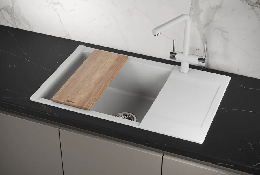 Мойка для кухни Granula Estetica 7807 арктик, 78х50 см, прямоугольная