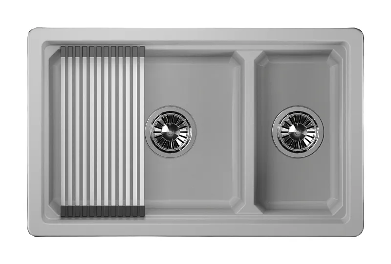 Мойка для кухни Granula Kitchen Space 7304U арктик, 73х45,5 см, прямоугольная
