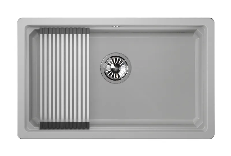 Мойка для кухни Granula Kitchen Space 7303U арктик, 73х45 см, прямоугольная