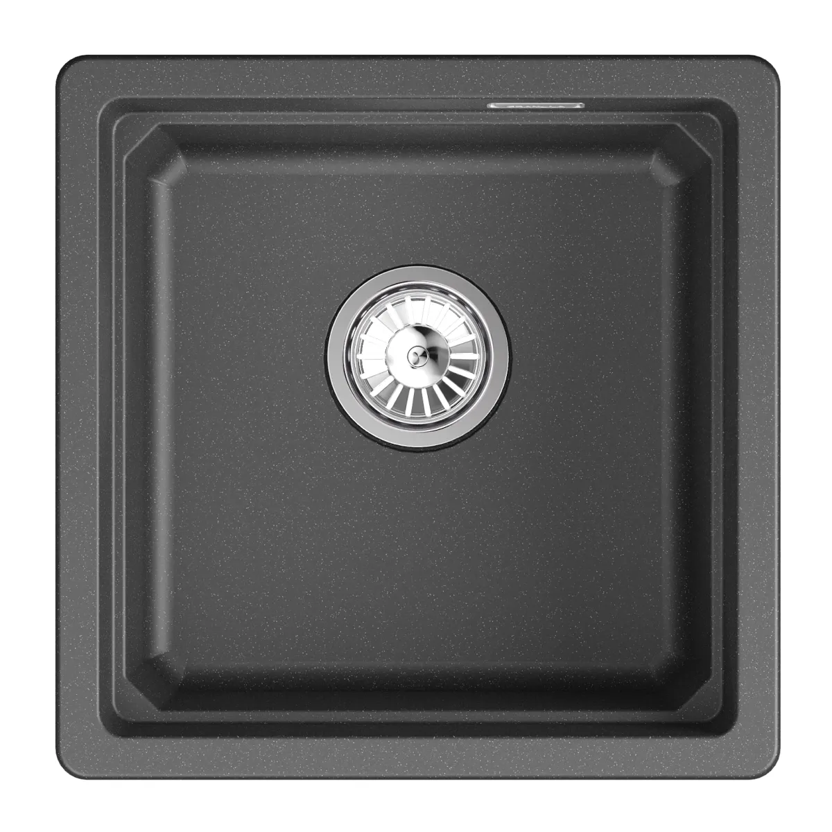 KS-4501iU, ЧЁРНЫЙ, кухонная мойка, кварц