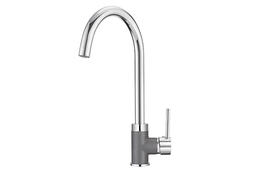 Смеситель для кухни Granula 3125 хром/графит, серый     