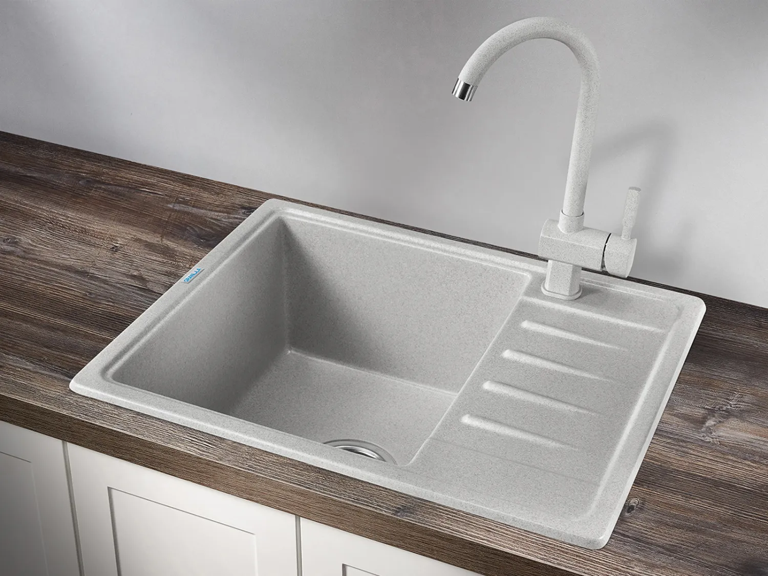 Мойка для кухни Granula Standart 5803 базальт, 58х50 см, прямоугольная