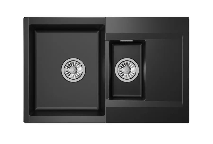 ES-7808, ТУРМАЛИН, кухонная мойка, кварц, ESTETICA