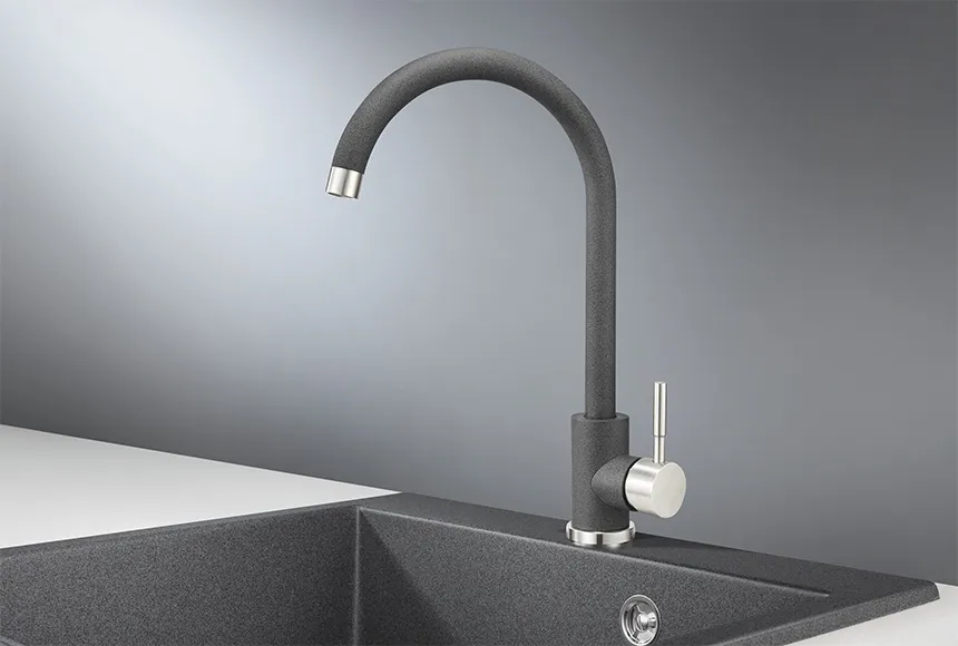 Смеситель для кухни Granula Standart ST-4031 графит