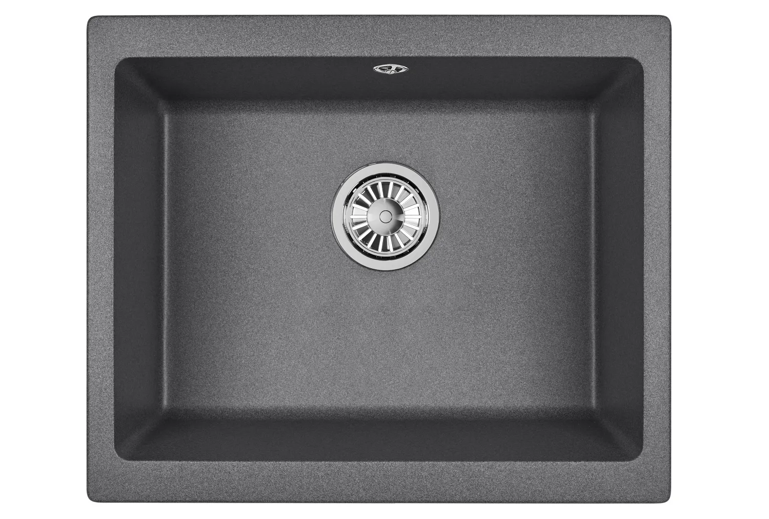 Мойка для кухни Granula 5551 графит, 55,5х46 см, квадратная
