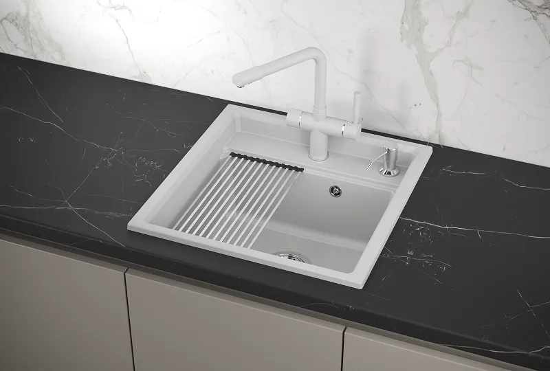 Мойка для кухни Granula Kitchen Space 5002 арктик, 50х51 см, квадратная