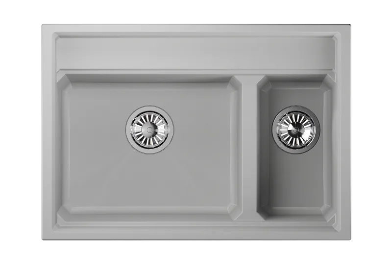 Мойка для кухни Granula Kitchen Space 7302 арктик, 73х51 см, прямоугольная