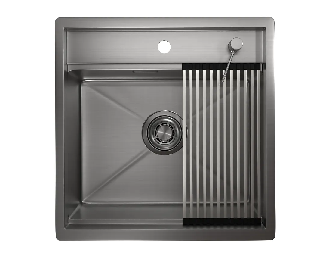 Мойка для кухни Granula Kitchen Space 5051 сталь сатин, 50х51 см, квадратная